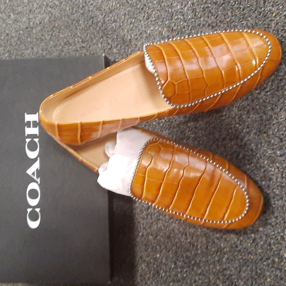 Coach Beaded Loafer Croc